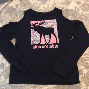 Abercrombie Kids cold Shoulder Sweatshirt 13/14